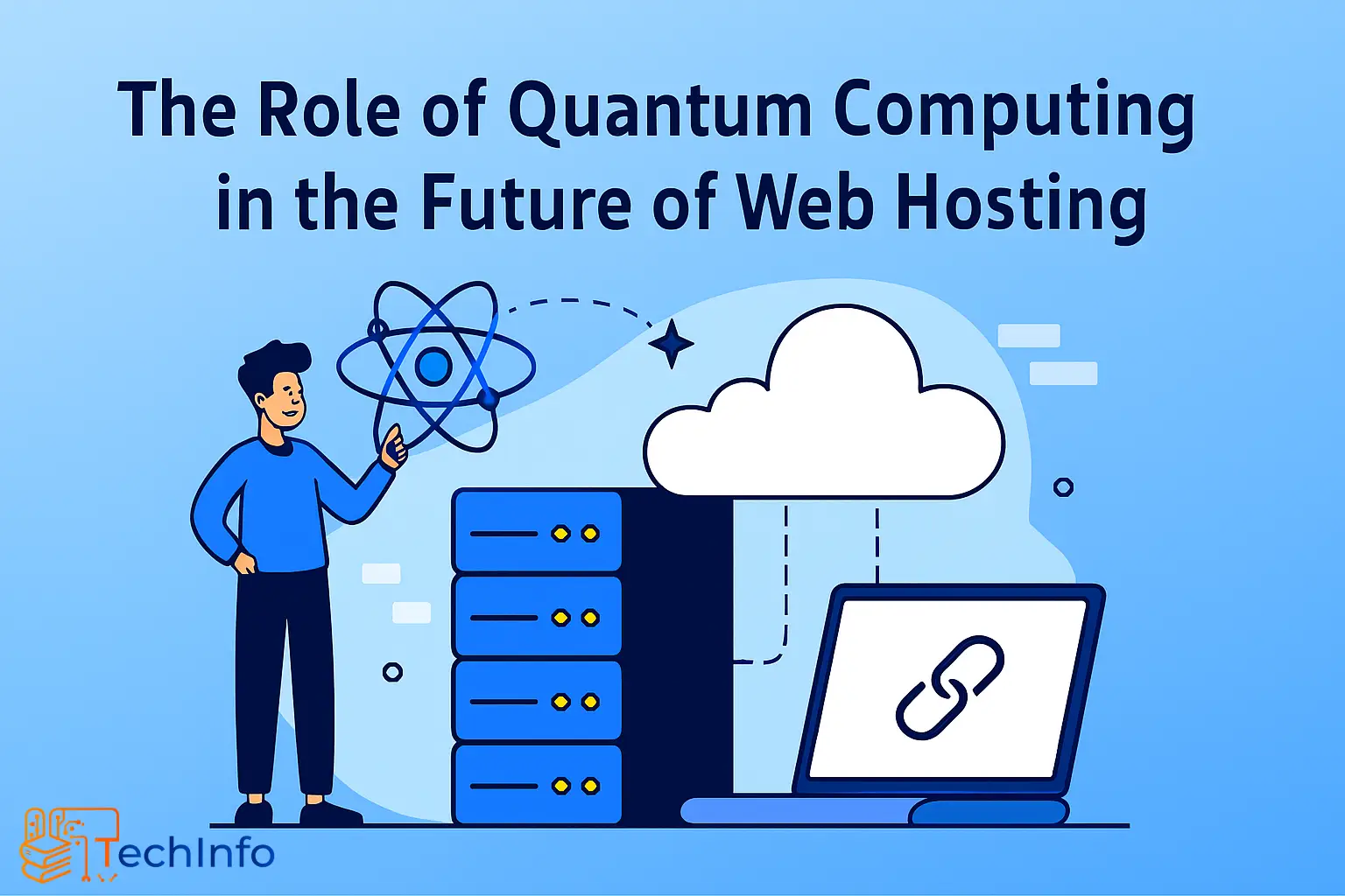 Futuristic web hosting technology and servers in 2026