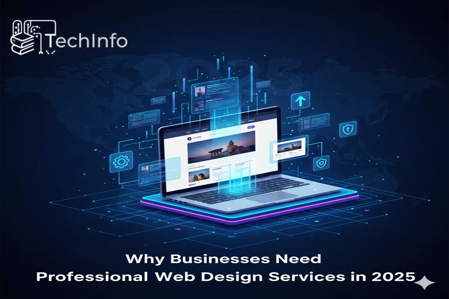 A professional web designer optimizing a digital interface to align with 2025 UX/UI trends and mobile responsiveness.